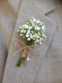 boutonniere baby's breath 20
