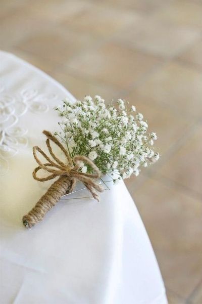 boutonniere baby's breath 27
