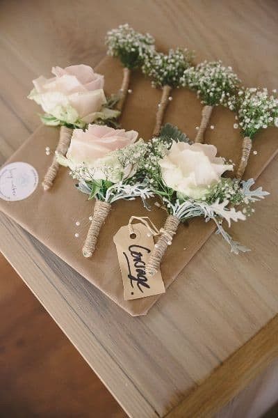 boutonniere baby's breath 28