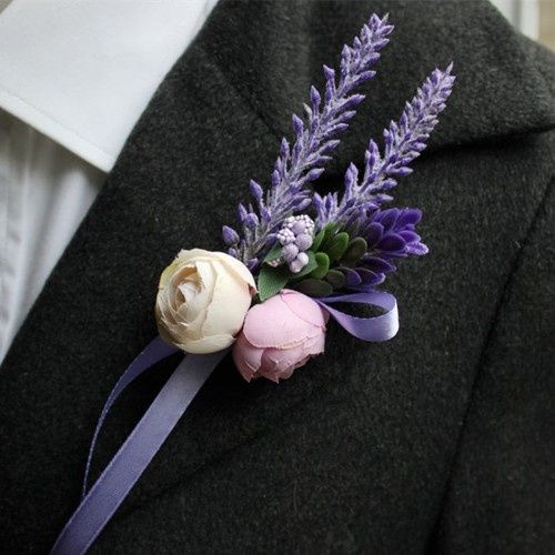 boutonniere lavanda 34