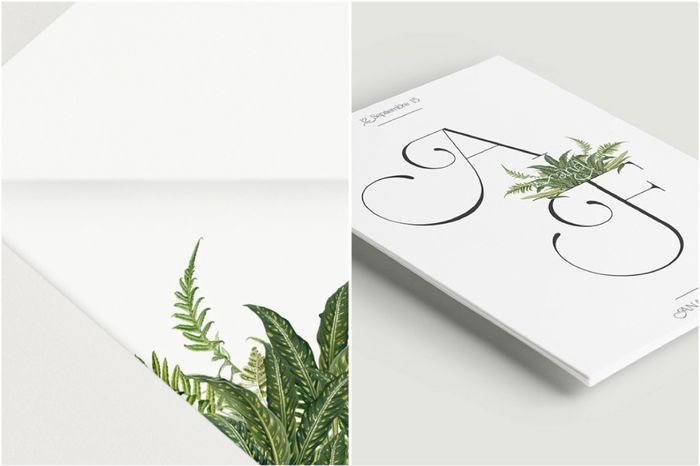 Invitaciones greenery 30