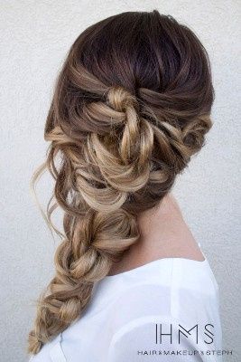 Peinado: trenzas sueltas 9