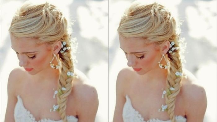 Peinado: trenzas sueltas 11