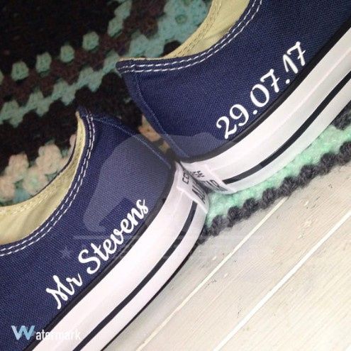 Tenis converse para boda 8
