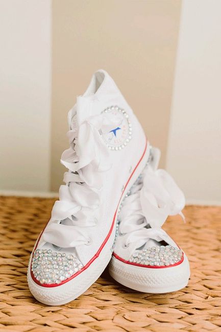 Tenis converse para boda 11