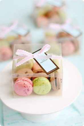 Recuerdos para boda (macarons franceses)