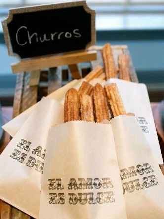 Recuerdos para boda (churros)