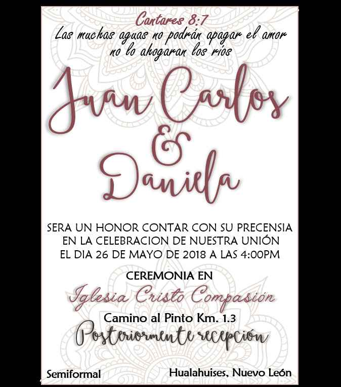 Invitacion opcion 2