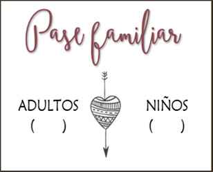 Pase familiar