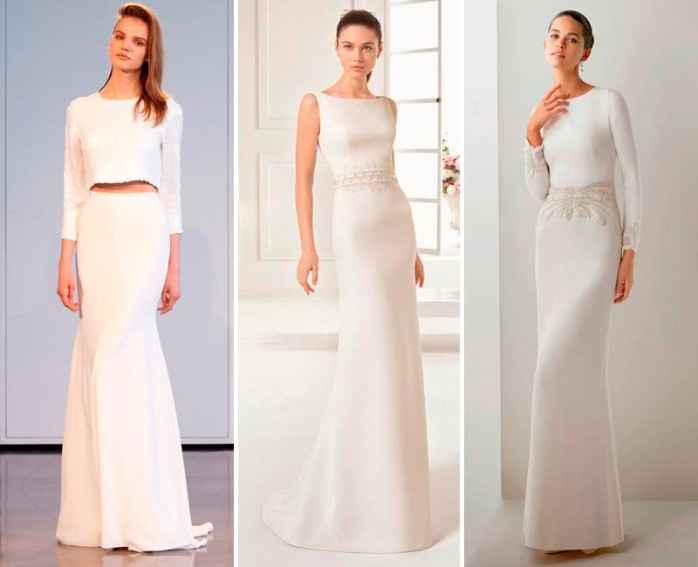 Vestido de novia minimalista 3