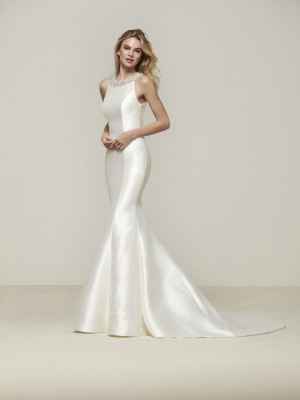 Vestido de novia minimalista 4