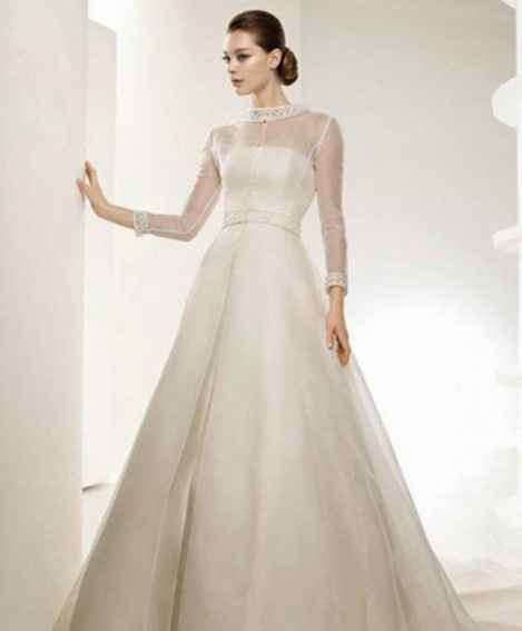 Vestido de novia minimalista 7