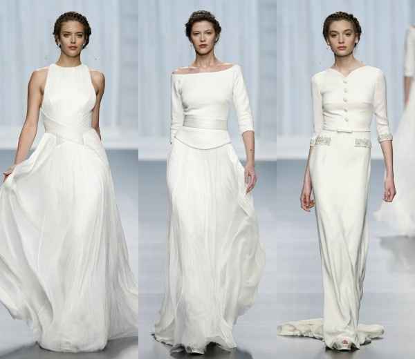 Vestido de novia minimalista 10