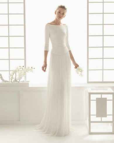 Vestido de novia minimalista 13