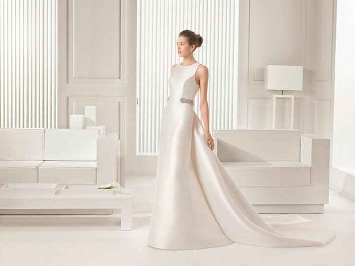 Vestido de novia minimalista 15