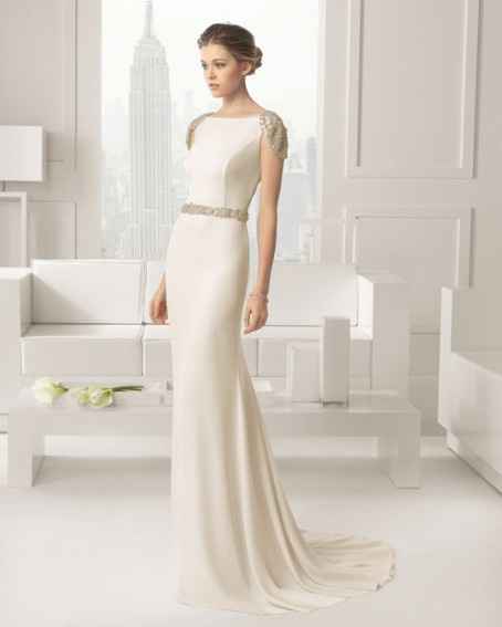 Vestido de novia minimalista 16