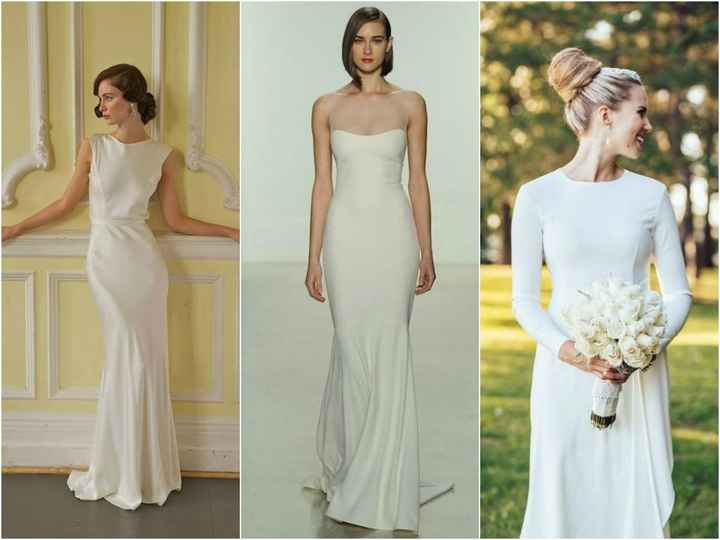 Vestido de novia minimalista 22