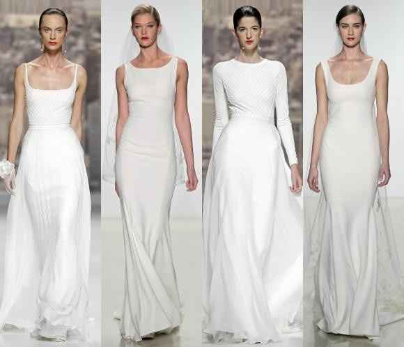 Vestido de novia minimalista 32