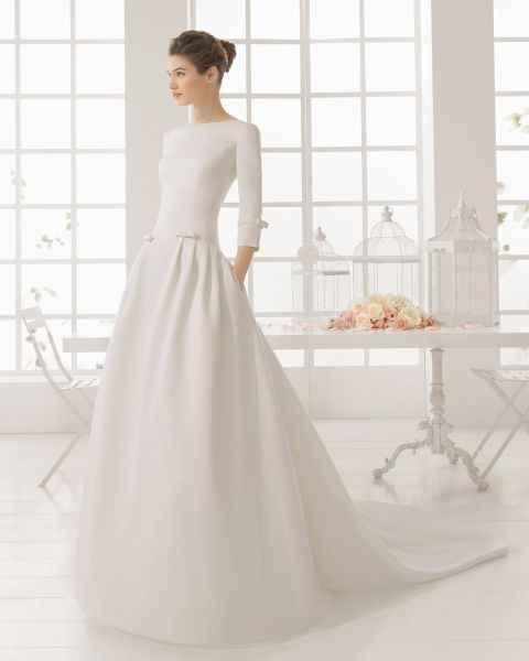 Vestido de novia minimalista 37