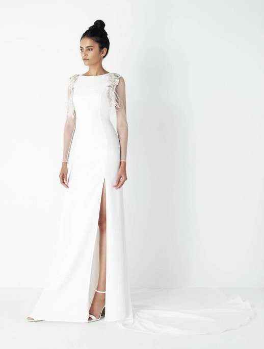 Vestido de novia minimalista 41