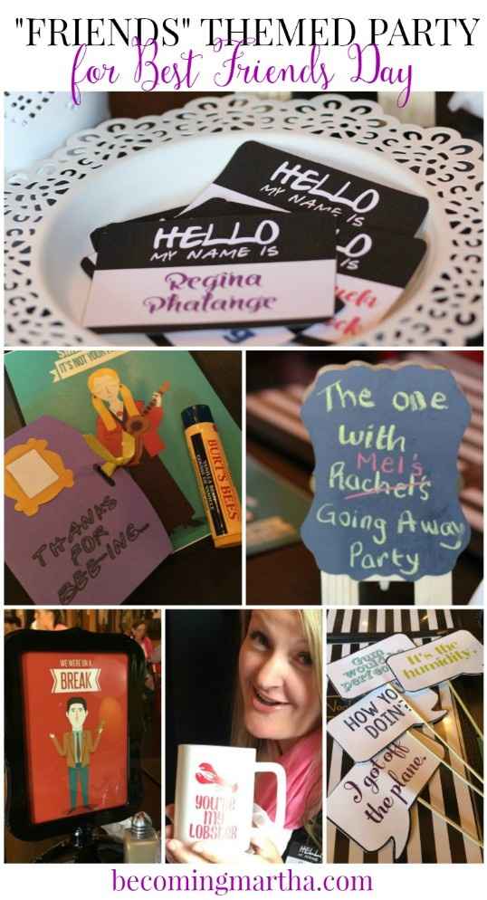 friends tv show themed bridal shower
