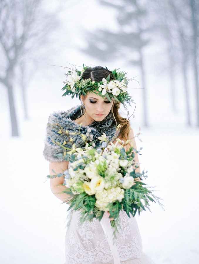Organic Winter Wedding Inspiration 42