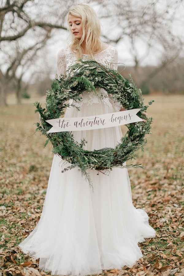 Organic Winter Wedding Inspiration 50