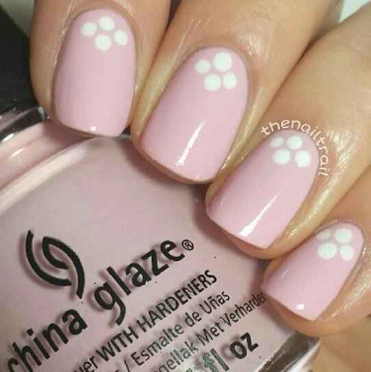 Uñas tono nude 24