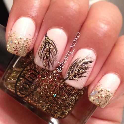 Uñas tono nude 46