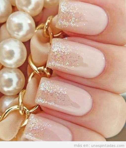 Uñas tono nude 54
