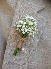 boutonniere baby's breath 20