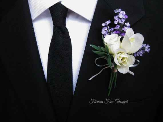boutonniere lavanda 24