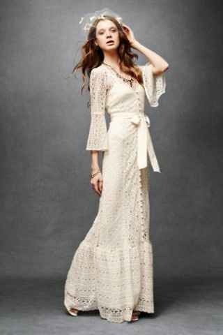 vestido de novia hippie chic 3