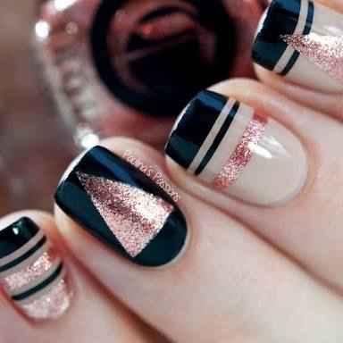 Uñas rose gold - 5
