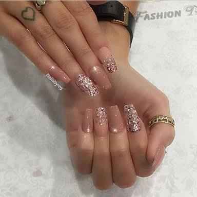 Uñas rose gold - 28