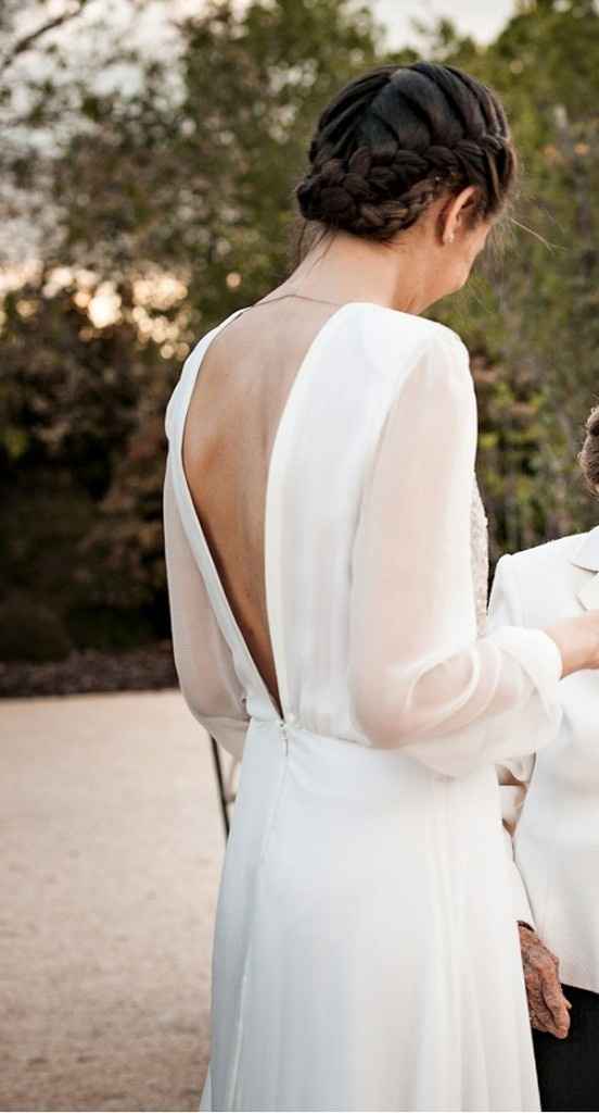 Vestido de novia espalda v 17