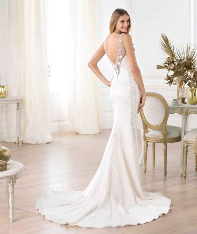 Vestido de novia espalda v 30