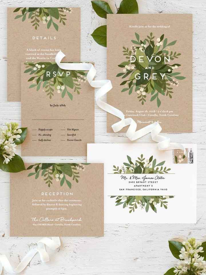Invitaciones greenery 22