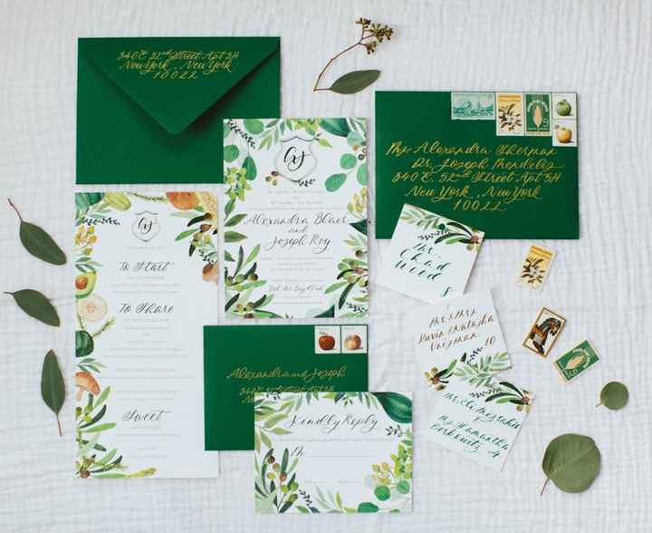 Invitaciones greenery 24