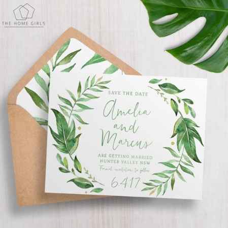 Invitaciones greenery 44