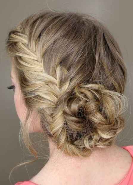 Recogidos con trenzas 16