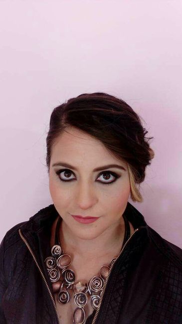 Mi primera prueba de maquillaje y peinado - 4