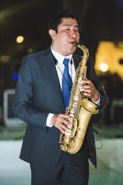 Sax en la cena
