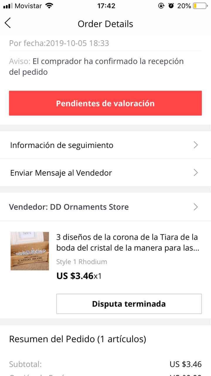 Disputa ali express - 1