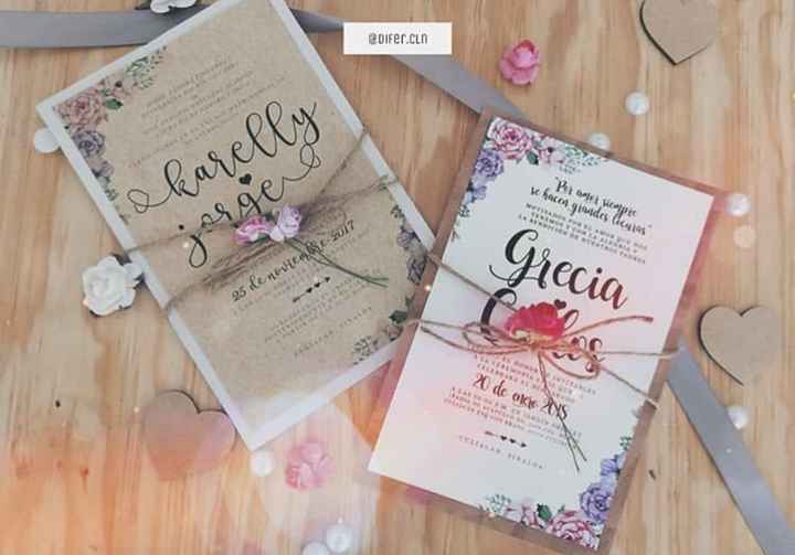 Diseño de invitación - 1