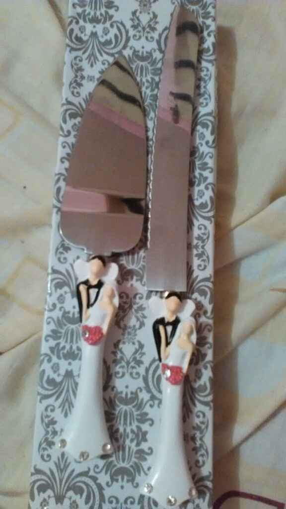 Mi cuchillo y palita para pastel - 1