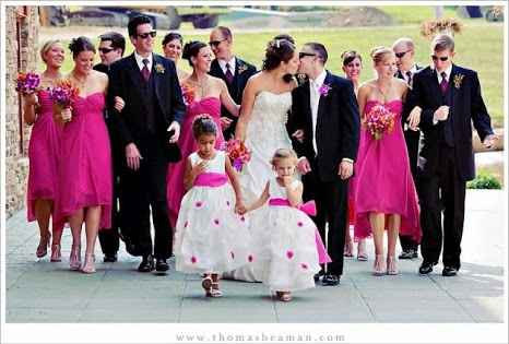Ayuda chicas ideas para boda combinacion blanco negro y rosa - 2