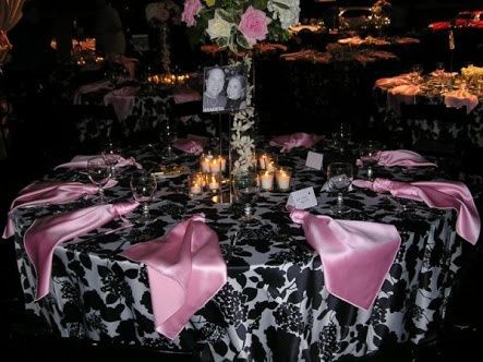 Ayuda chicas ideas para boda combinacion blanco negro y rosa - 8
