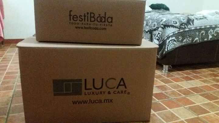Llegó mi pedido festiboda ☺☺🙈❤ - 1