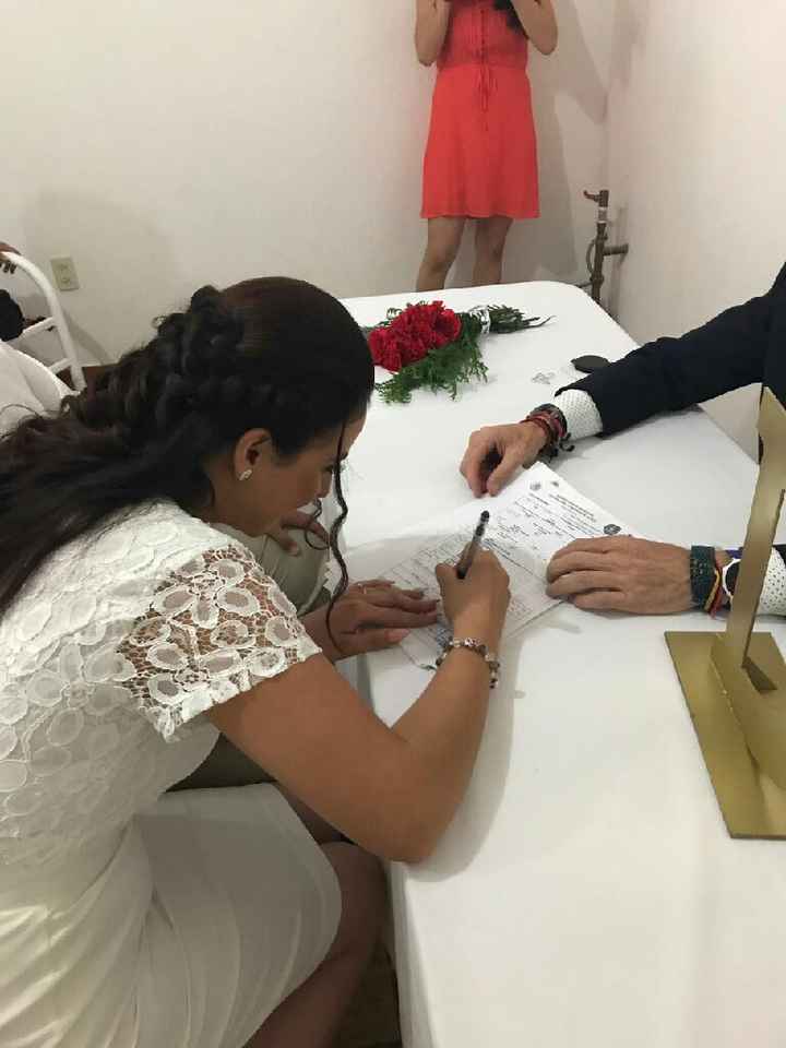  Nuestra boda civil 😍❤ - 4